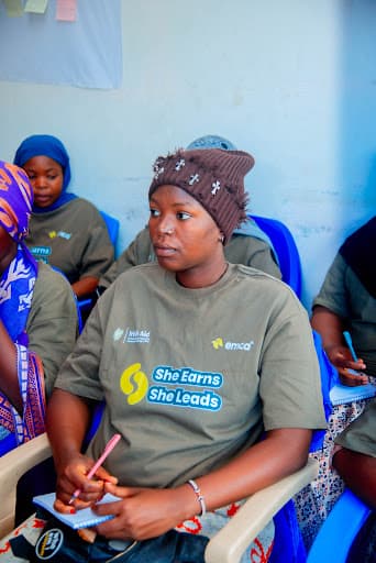 Solar panels powering a rural Tanzanian village